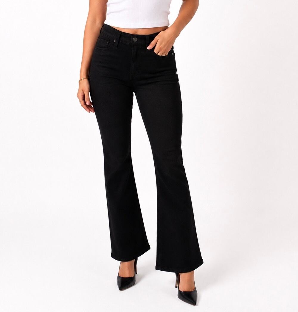 Hudson Black Barbara Bootcut Black High Rise Jeans Size 27